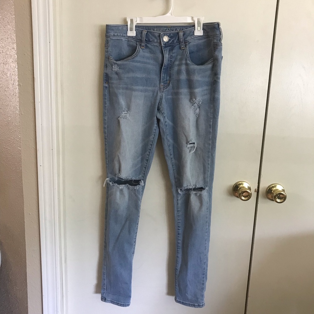 AE hi-rise super stretch jegging